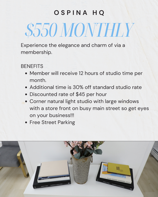 Ospina HQ Studio Membership