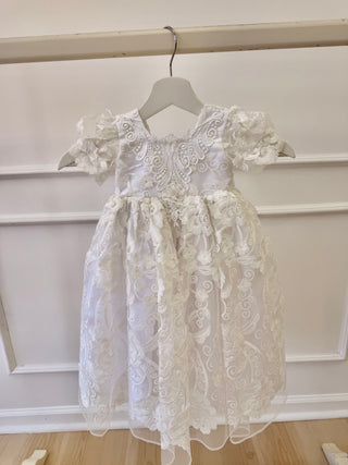 6-12 Baptism Gown OOAK