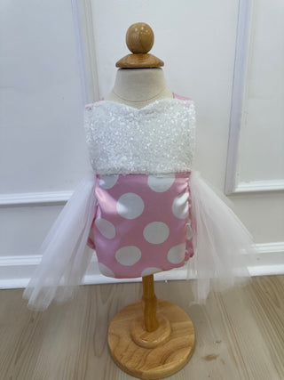 3t pink gingham tutu dress