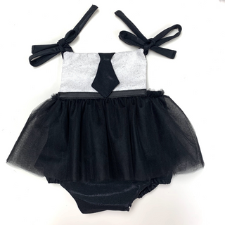 Boss Tuxedo Tutu Romper
