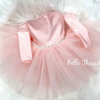 Nova with Pearl Trim Off the Shoulder