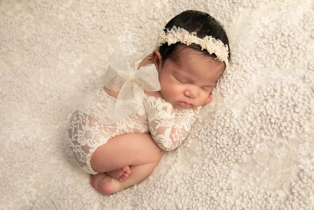 Best Selling Newborn Photography Prop Newborn Take Home Outfit Lace Leotard