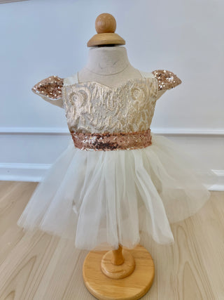 6-12 ivory tutu romper