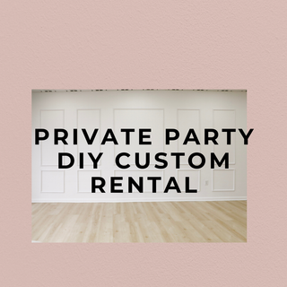 DIY Custom Party Rental Payment in Full