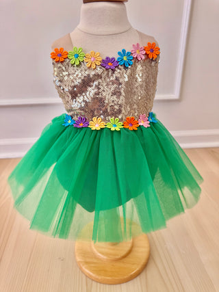 6-12 months Hawaii Luau Romper