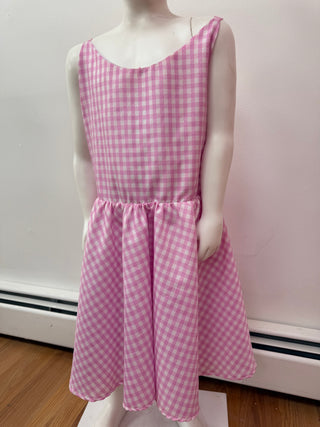 Size 6-7 Girl Gingham Dress