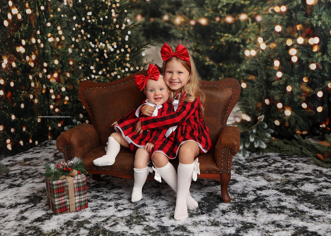Traditions Plaid European Style Girl Dress