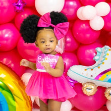 Load image into Gallery viewer, Barbara Pink Tutu Romper
