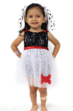 Load image into Gallery viewer, Sweet &amp; Glam Dalmatian Sparkle Romper - Belle Threads
