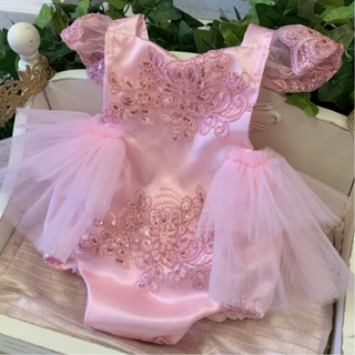Pink Glow Tutu Romper Size 3T