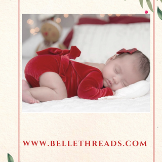READY TO SHIP Red Velvet Newborn Romper