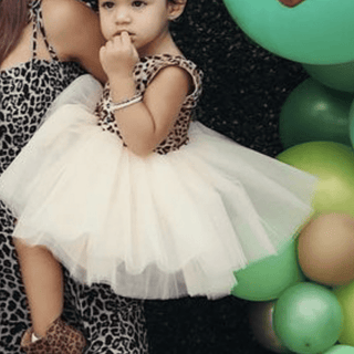 Best Selling Wild One Cheetah One Shoulder Tutu Dress
