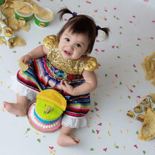 Load image into Gallery viewer, Sparkly Cinco de Mayo Fiesta Dress Mexican Fiesta Dress
