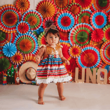 Load image into Gallery viewer, Sparkly Cinco de Mayo Fiesta Dress Mexican Fiesta Dress
