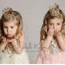 Load image into Gallery viewer, Gold Lace Crown Lace Crown Gold Lace Crown

