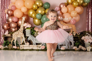Best Selling Wild One Cheetah One Shoulder Tutu Dress