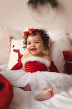 Load image into Gallery viewer, Santa Baby Nova Off the Shoulder Tutu Dress Santa Nova Dress
