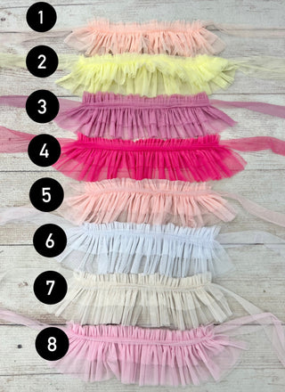 Photographer Prop Tutu Tulle Top and Ruffle Wrap