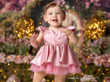 Load image into Gallery viewer, Mauve Cake Smash Dress, Baby First Birthday
