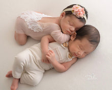 Load image into Gallery viewer, READY TO SHIP Red Velvet Newborn Romper
