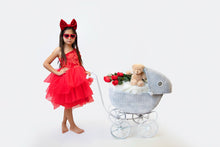 Load image into Gallery viewer, Fire in the Sky One Sleeve Tutu Dress

