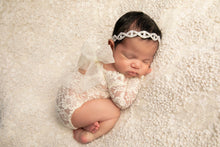 Load image into Gallery viewer, Couture Newborn Photography Photo Outfit Newborn Lace Leotard
