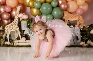 Best Selling Wild One Cheetah One Shoulder Tutu Dress