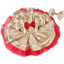 Load image into Gallery viewer, Vintage Gingerbread Sparkle Tutu Romper
