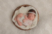 Load image into Gallery viewer, Couture Newborn Photography Photo Outfit Newborn Lace Leotard
