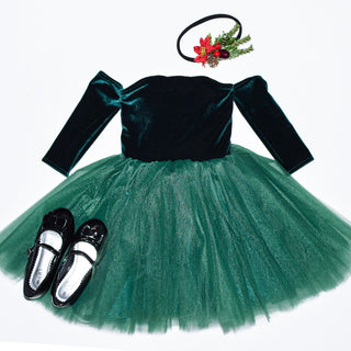 Velvet Nova Off the Shoulder Tutu Dress