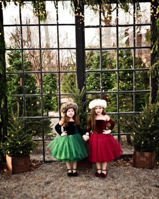 Velvet Nova Off the Shoulder Tutu Dress